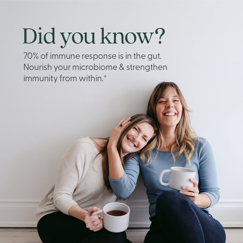 70% of immune response is in the gut