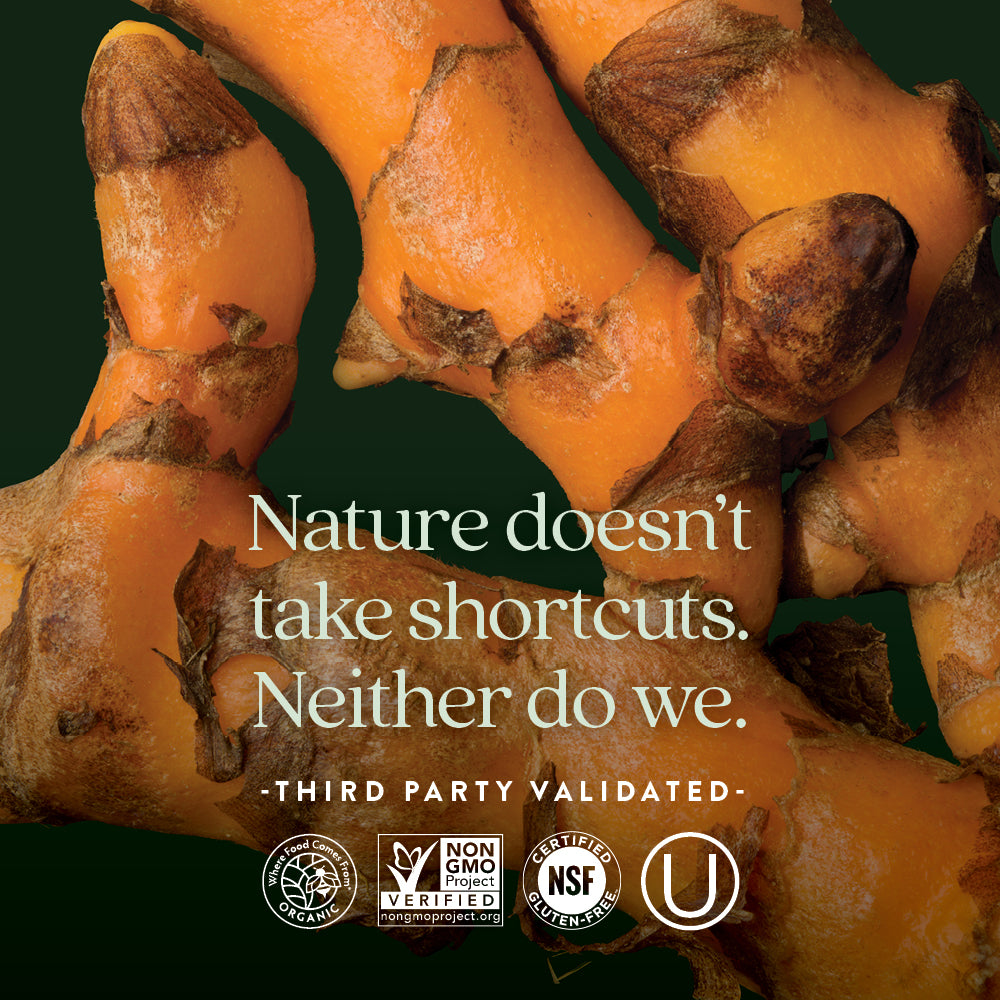 Where Food Comes From Organic Certified, Non-GMO Project Verified, NSF Certified Gluten-Free, Kosher Certified