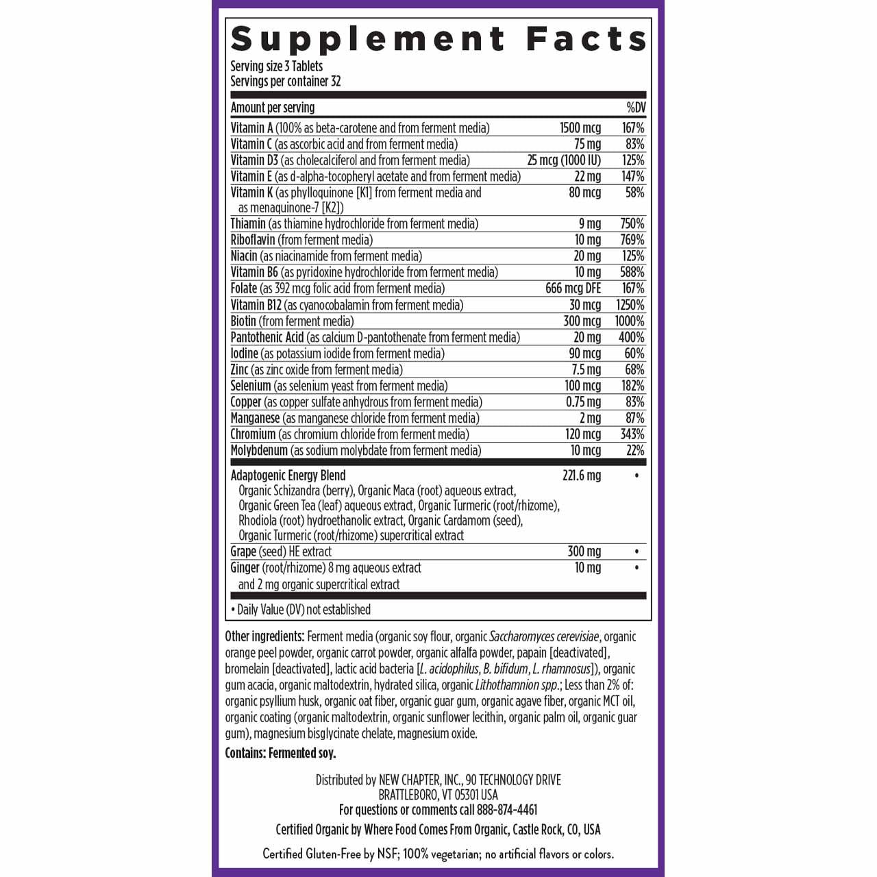 Perfect Energy Multivitamin