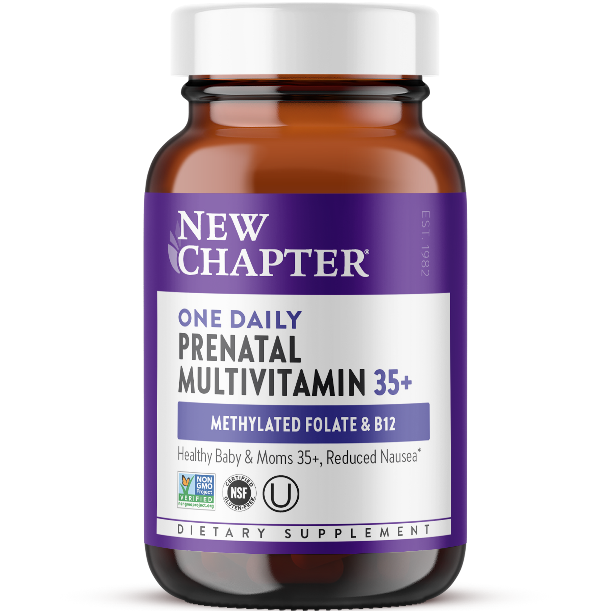 New Chapter Prenatal One Daily 35+ Multivitamin Bottle