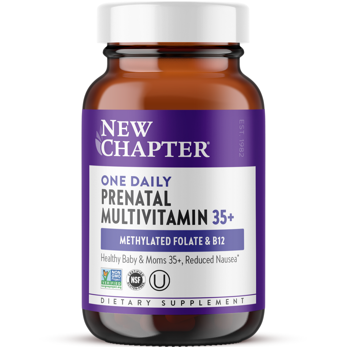 New Chapter Prenatal One Daily 35+ Multivitamin Bottle