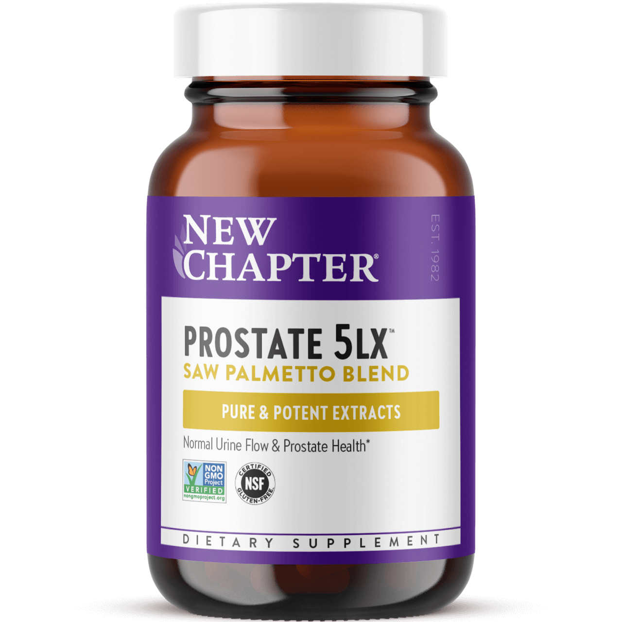 New Chapter Prostate 5LX Saw Palmetto Blend bottle