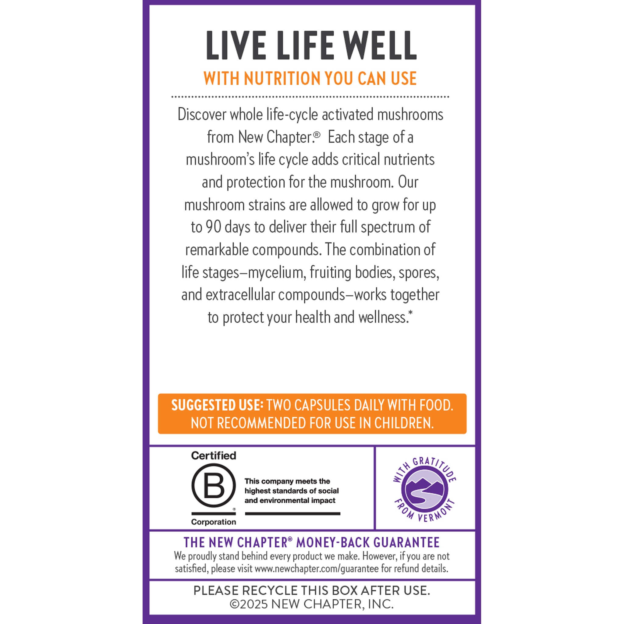 Live Life Well with Nutrition You Can Use