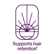 Supports hair retention