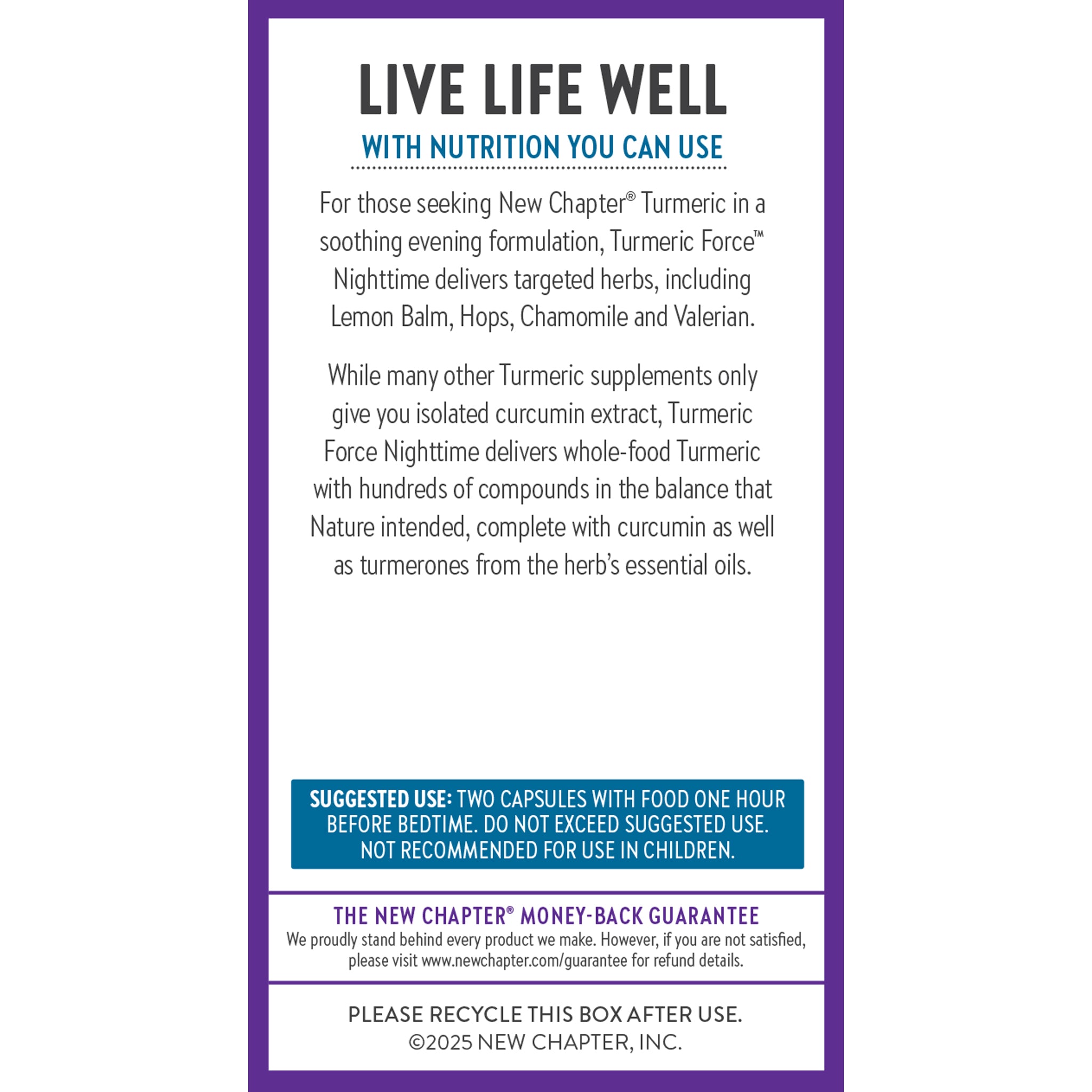 Live Life Well with Nutrition You Can Use