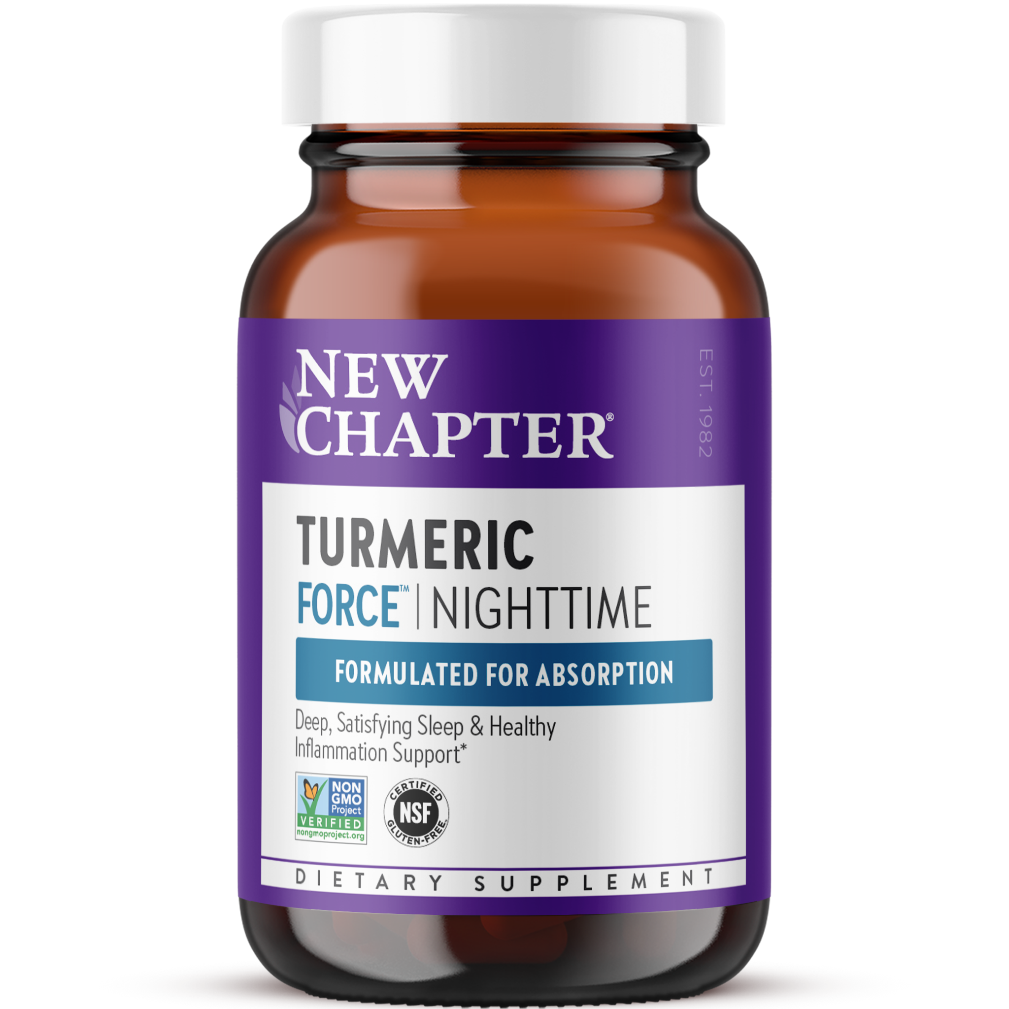 New Chapter Turmeric Force Nighttime Bottle
