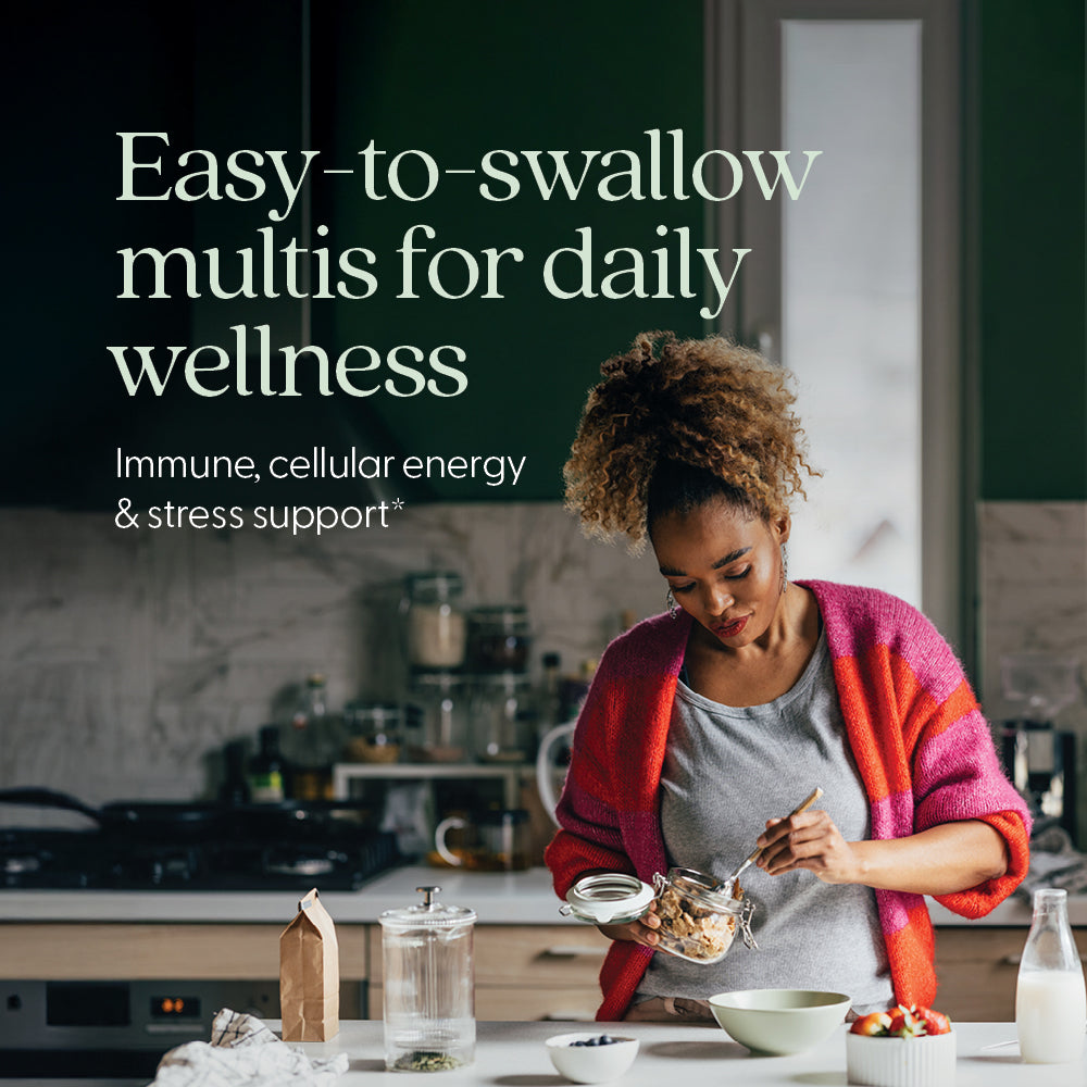 East to swallow multis for daily wellness, immune cellular energy & stress support