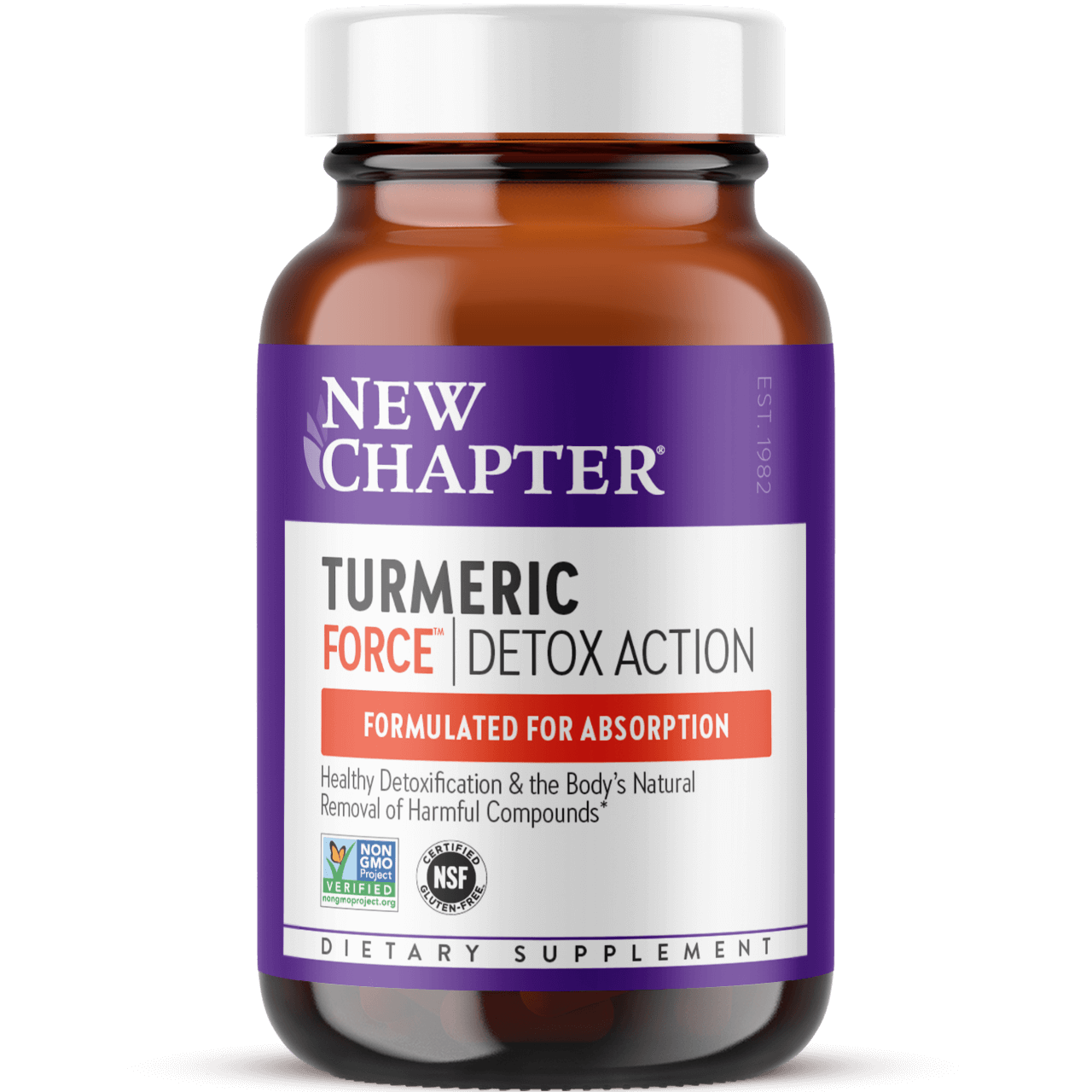 Turmeric Force Detox Action Healthy Detoxification & the Body's Natural removal of Harmful Compounds