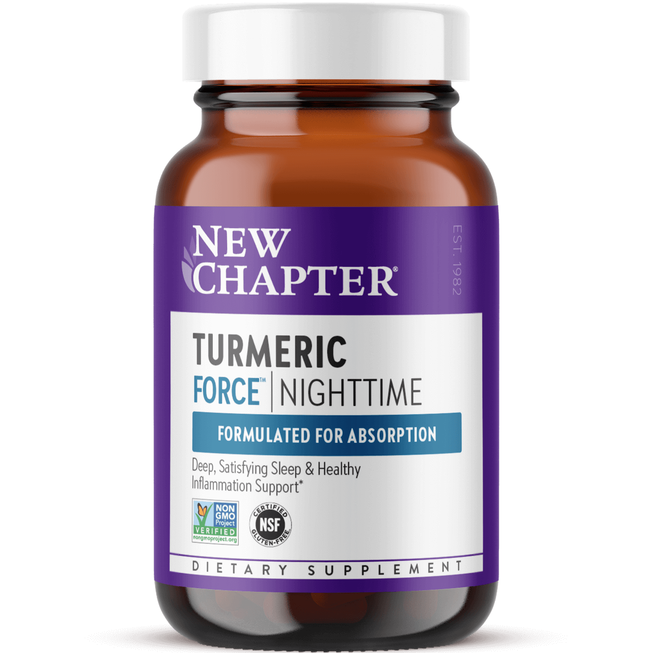 Turmeric Force Nighttime, deep satisfying sleep & healthy inflammation support