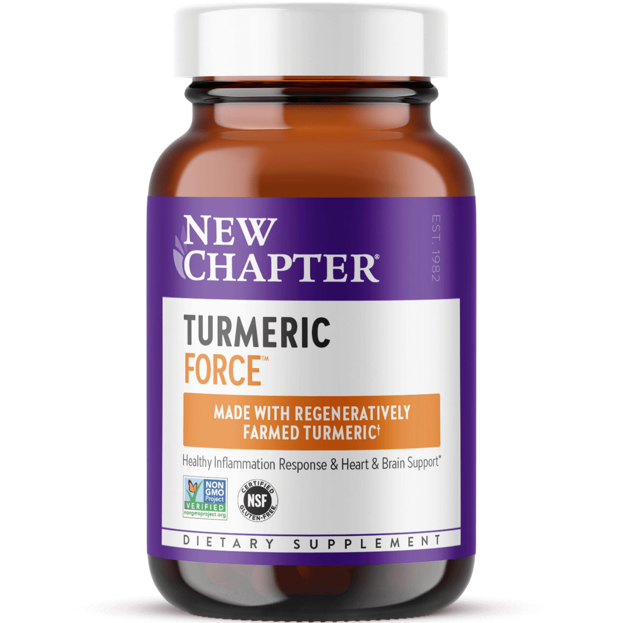 Bottle of New Chapter Turmeric Force