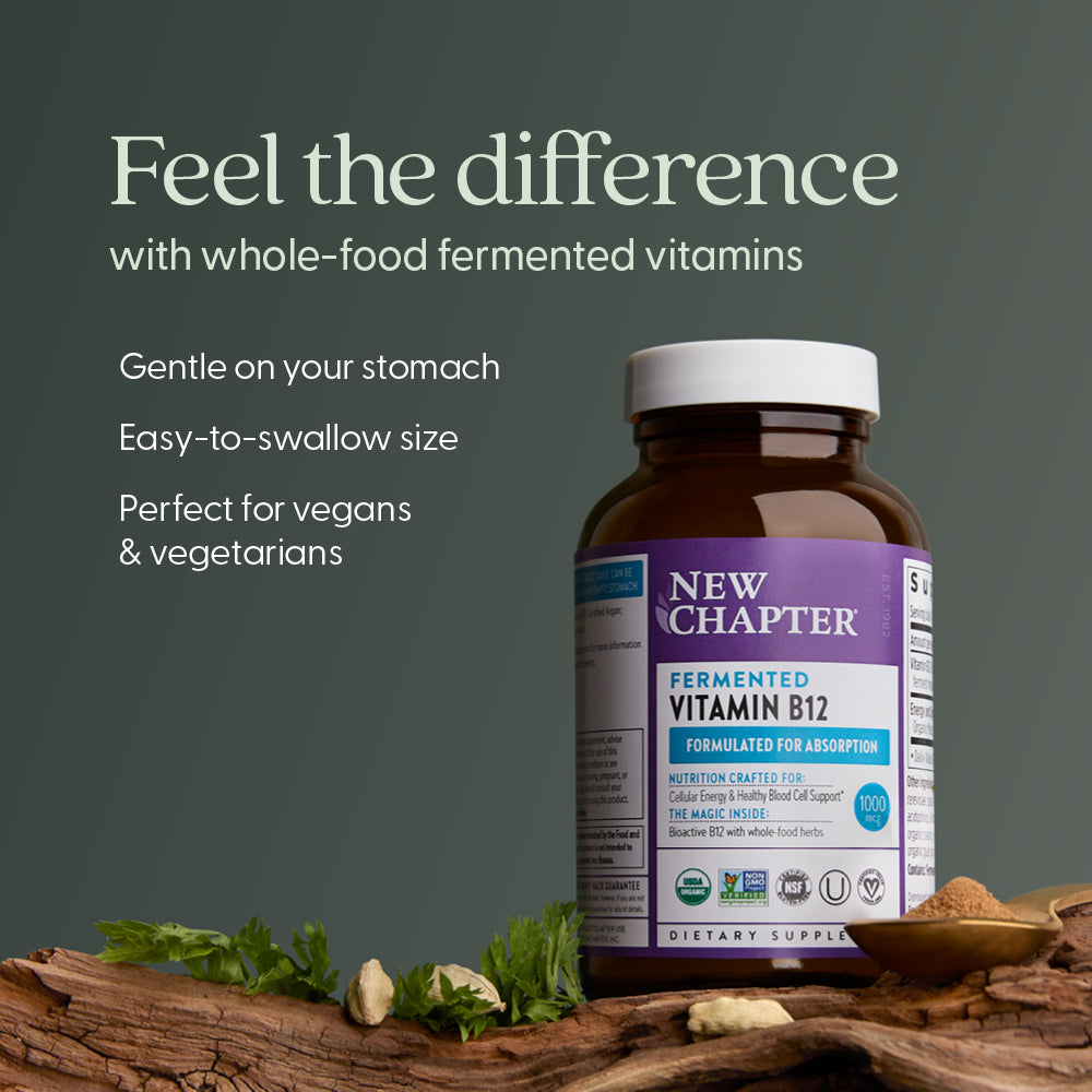 Feel the difference with whole-food fermented vitamins