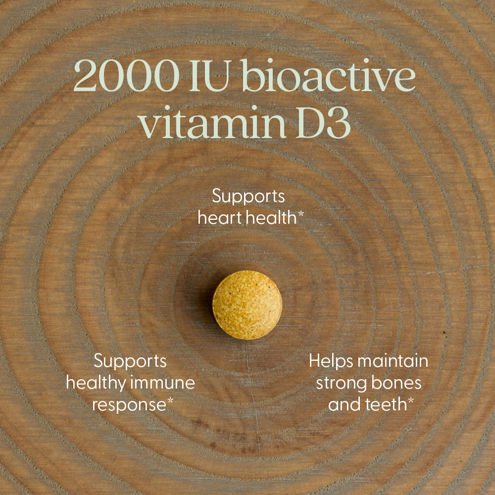 2000 IU bioactive vitamin D3