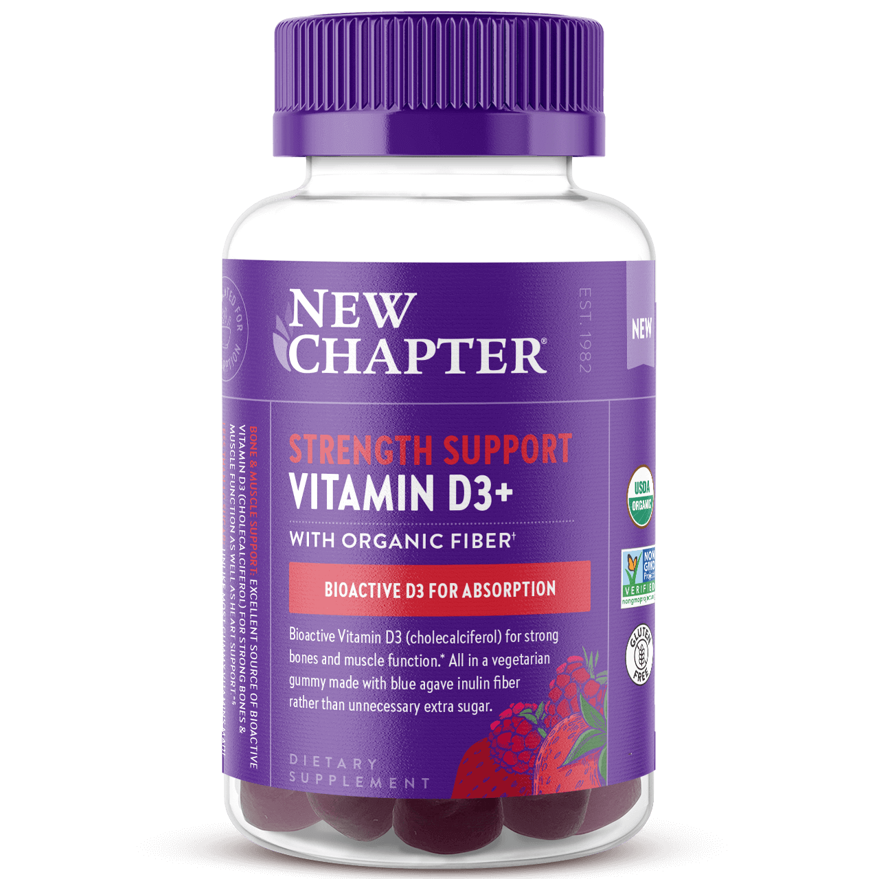 New Chapter Strength Support Vitamin D3+ Gummies
