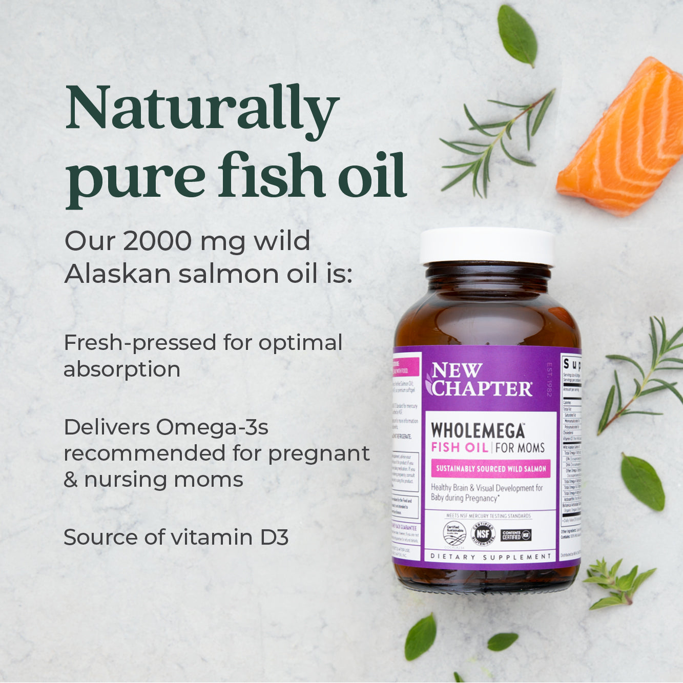 Wholemega™ Fish Oil for Moms