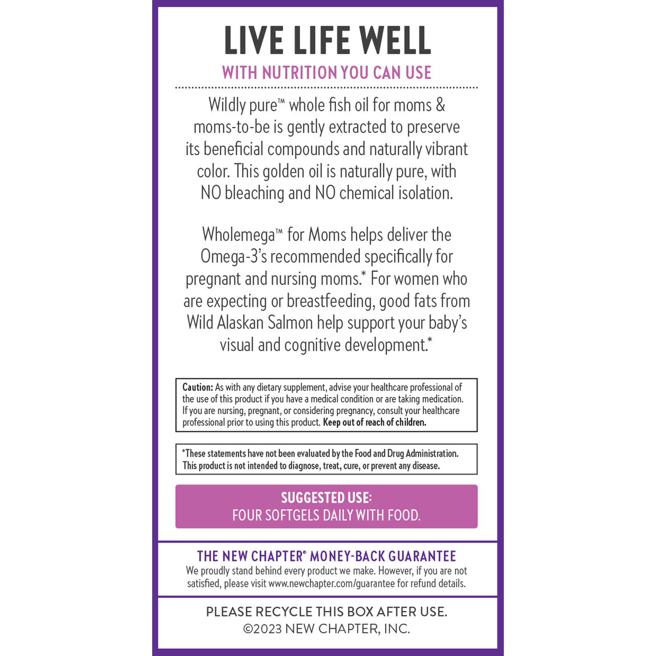 Wholemega™ Fish Oil for Moms