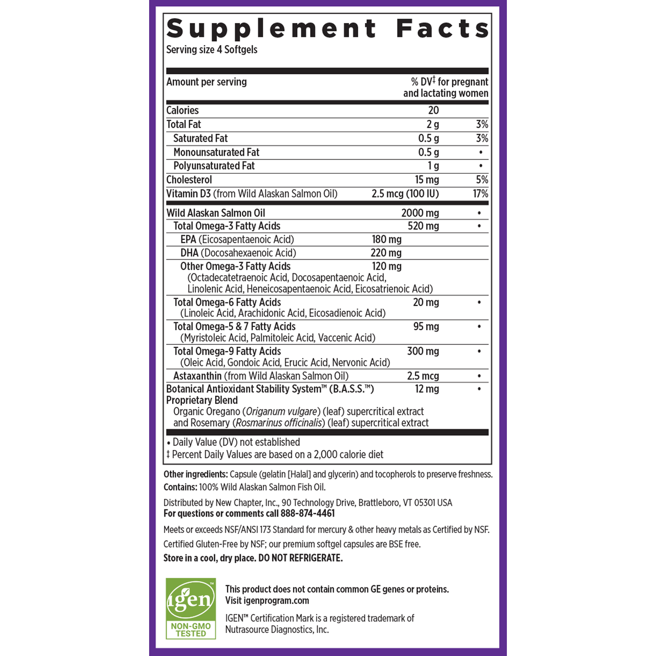 Wholemega™ Fish Oil for Moms