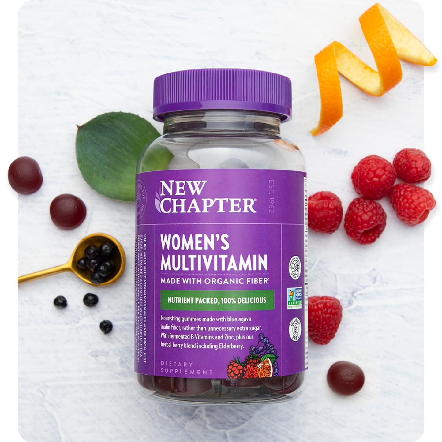 Top Quality Women's Multivitamin Gummy Made with Organic Fiber