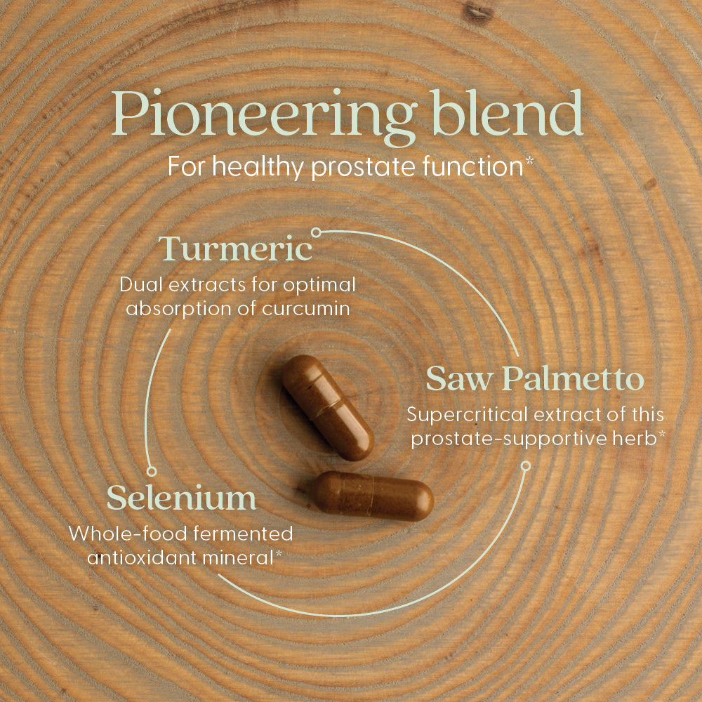 Turmeric, Selenium, Saw Palmetto