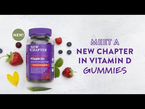 Meet a new chapter in vitamin D gummies. Crafted for strength support. Made with 72% less sugar. Unlike other gummies that are loaded with sugar, our gummies are sweetened with organic blue agave fiber. And they're 100% delicious. Bioactive D3 for absorption. Support your strength with D3. For strong bones and muscle function* and heart & immune support* All this in just 1 gummy a day! USDA organic. Non-GMO Project Verified. Gluten free.