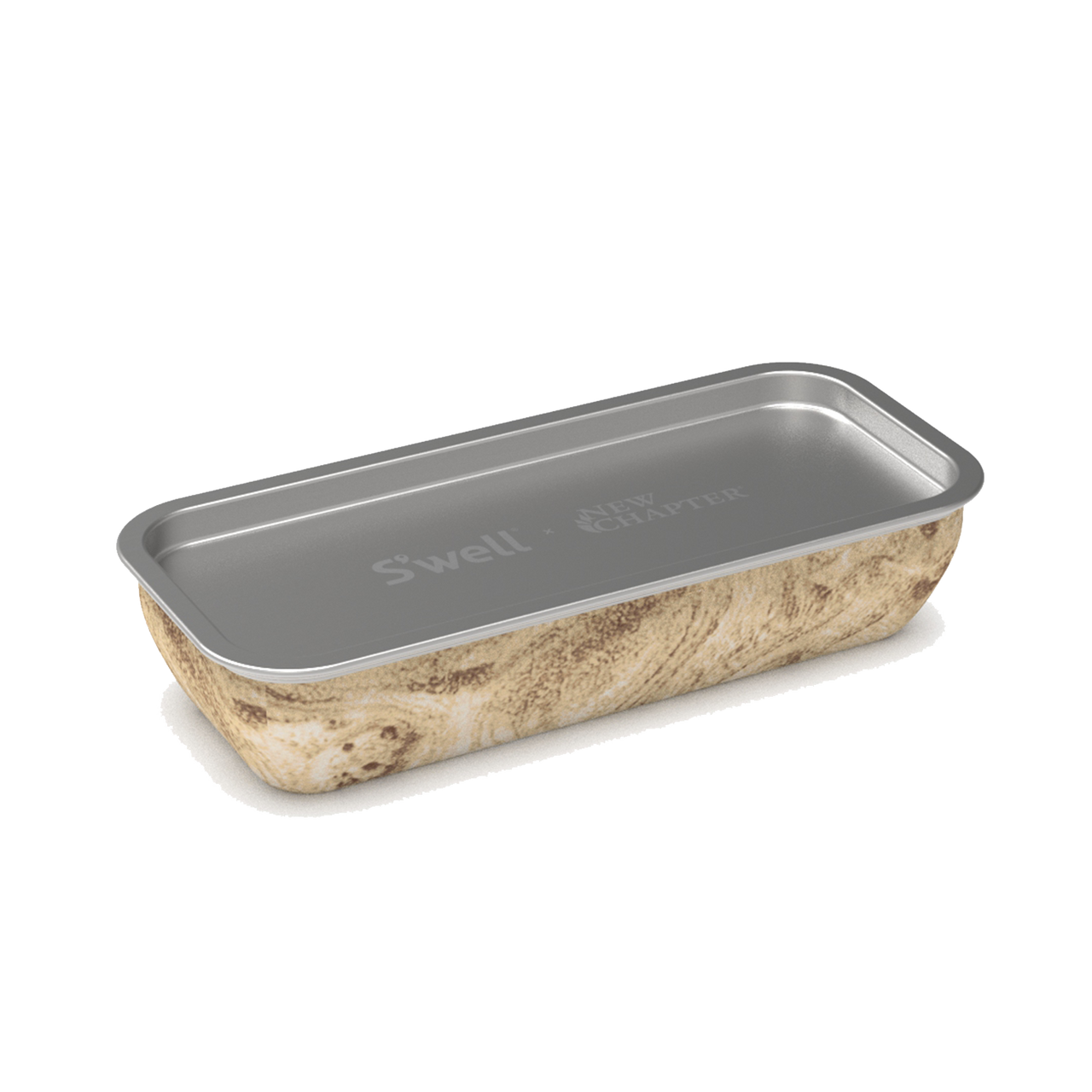 S'well x New Chapter Blondewood Vitamin Case