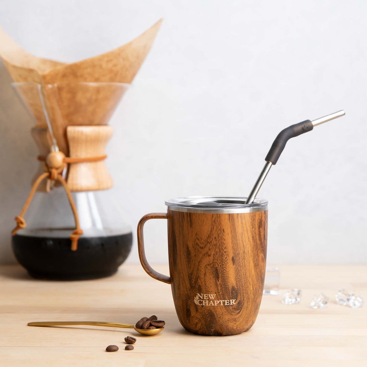 S’well x New Chapter Teakwood Mug