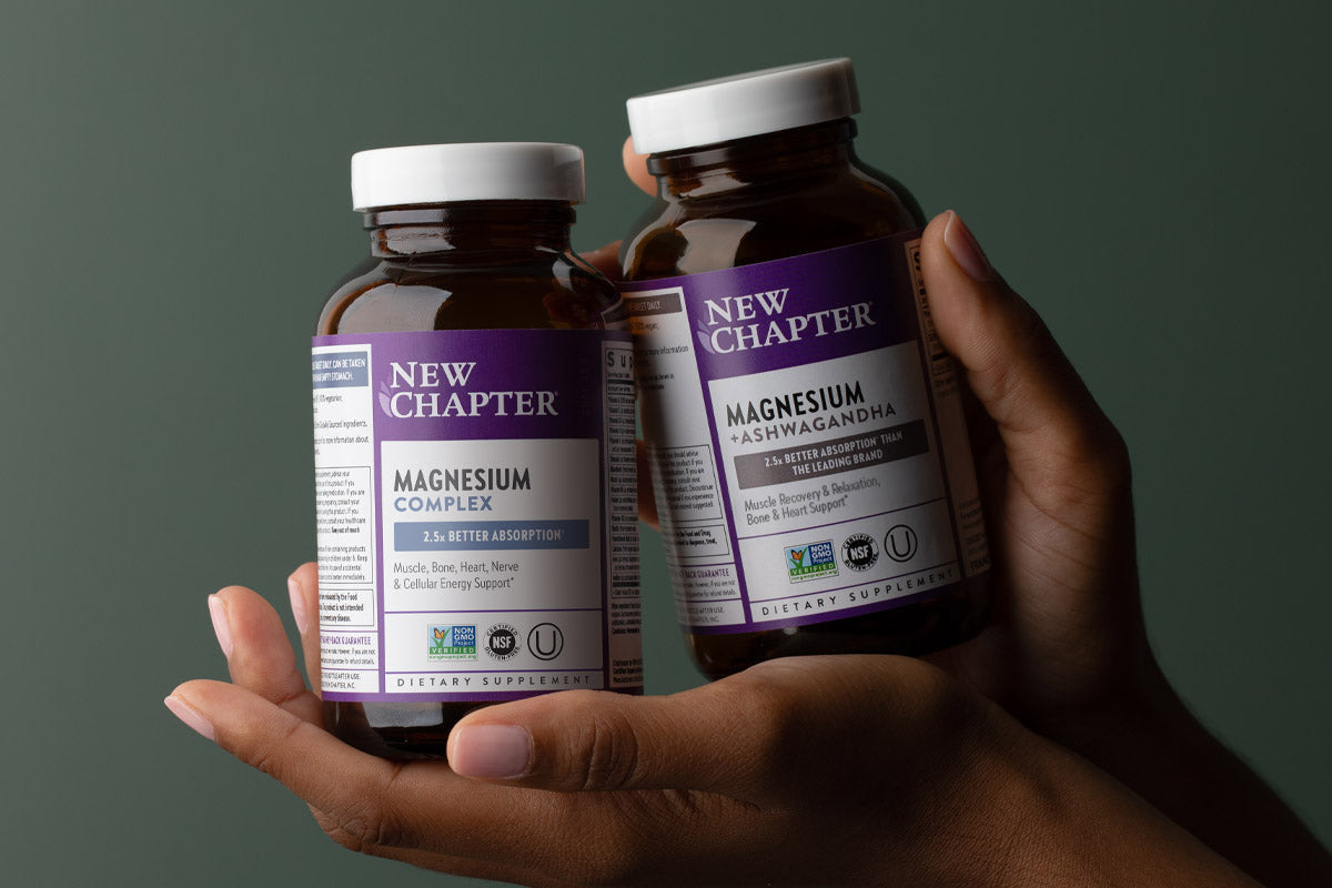 New Chapter Magnesium Complex & New Chapter Magnesium + Ashwagandha 