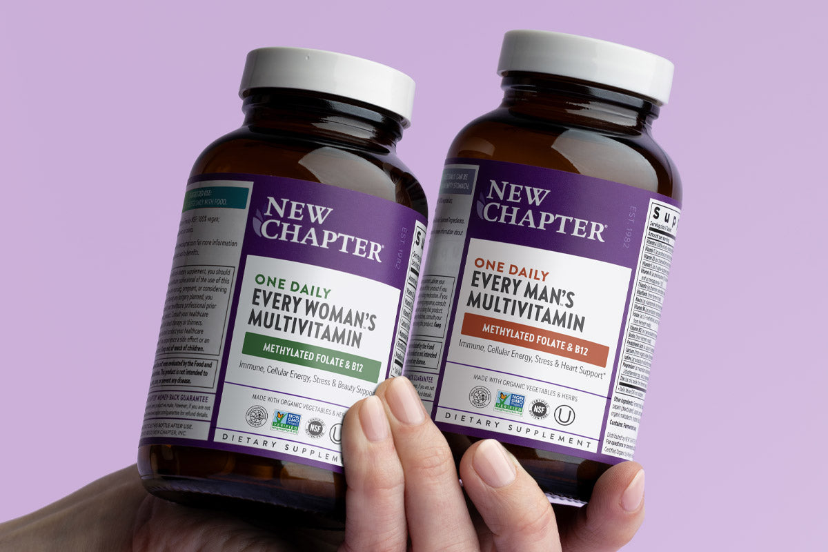 New Chapter Every Woman One Daily & New Chapter Every Man One Daily Bottle