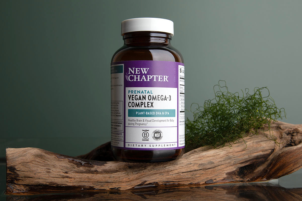 New Chapter Prenatal Vegan Omega-3 Complex Bottle