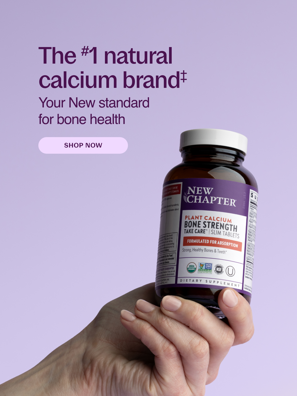 the #1 natural calcium brand - your new standard for bone health