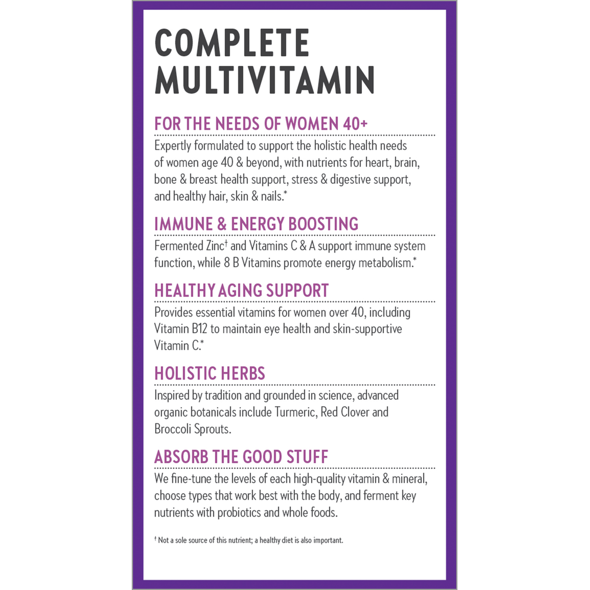 Every Woman™'s Multivitamin for Women Over 40 | New Chapter
