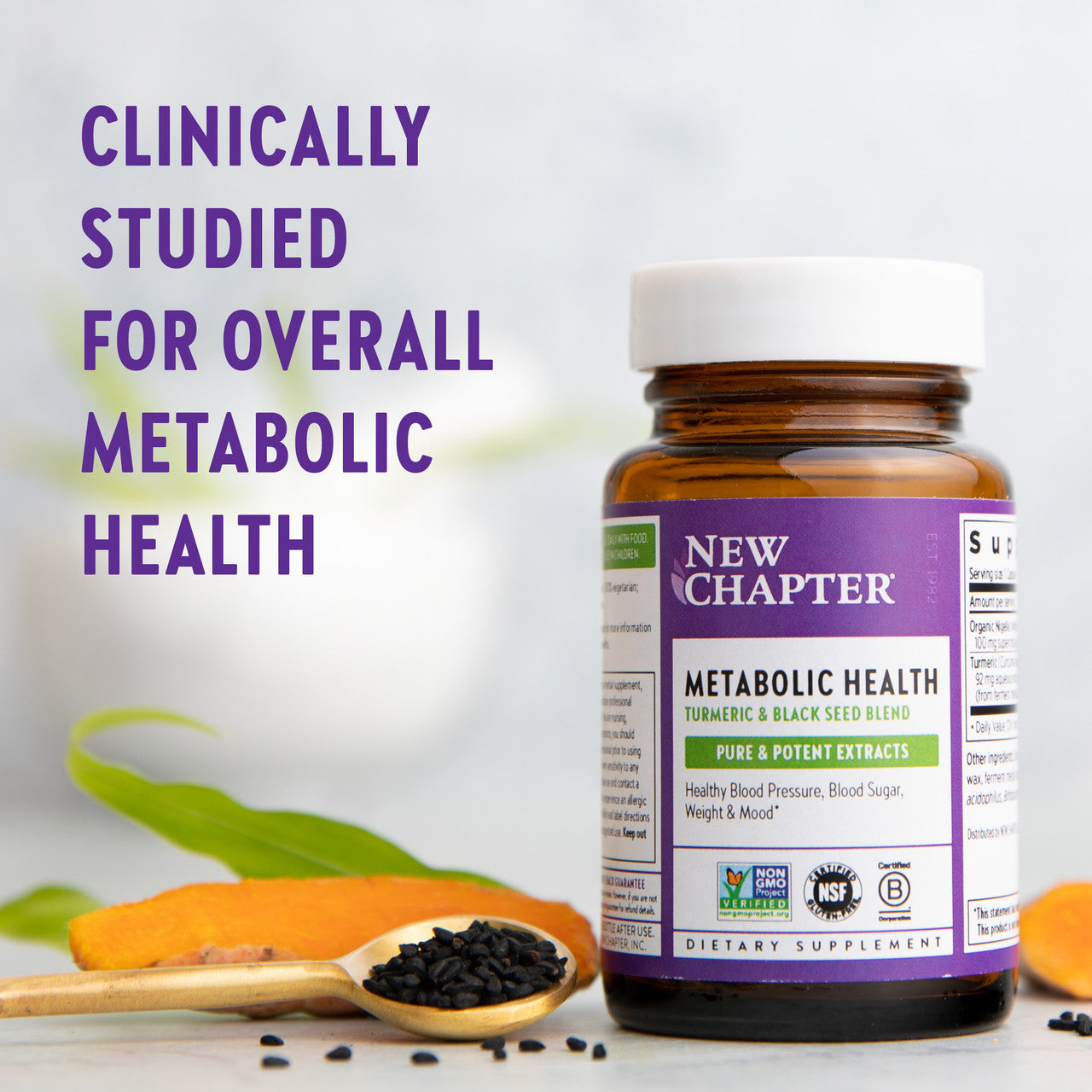 Metabolic Health: Turmeric & Black Seed Blend