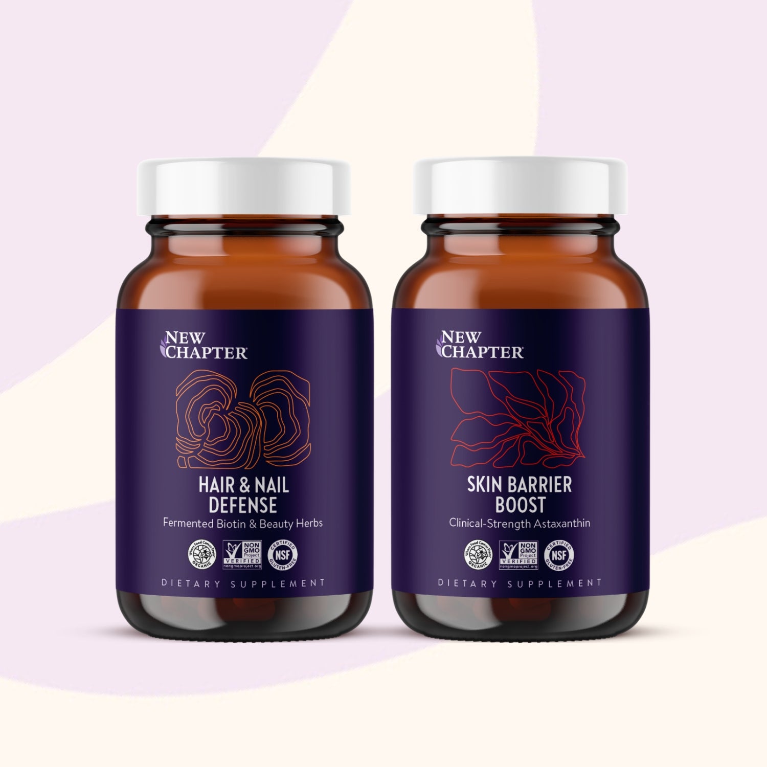 New Chapter Hair & Nail Defense & New Chapter Skin Barrier Boost