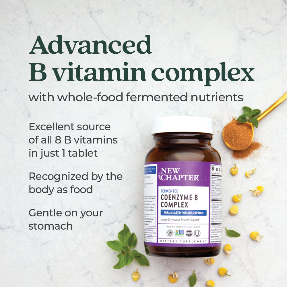 Fermented Coenzyme B Complex Vitamins | New Chapter