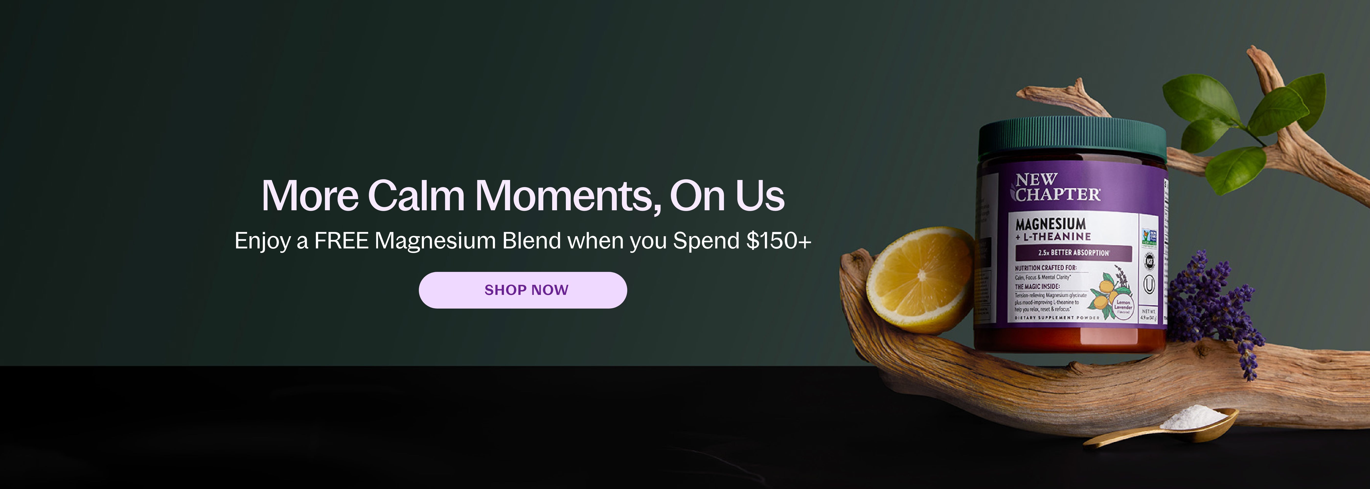 Enjoy a FREE Magnesium Blend when you Spend $150+ - SHOP NOW