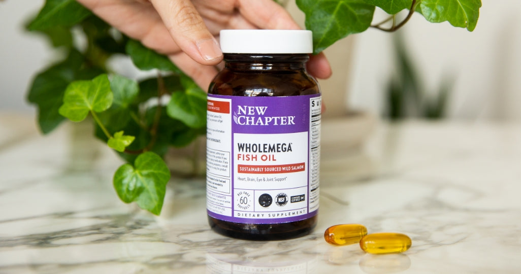 Here's Why Health Experts Want You to Take This Common Supplement Every Day - New Chapter Wholemega Fish Oil