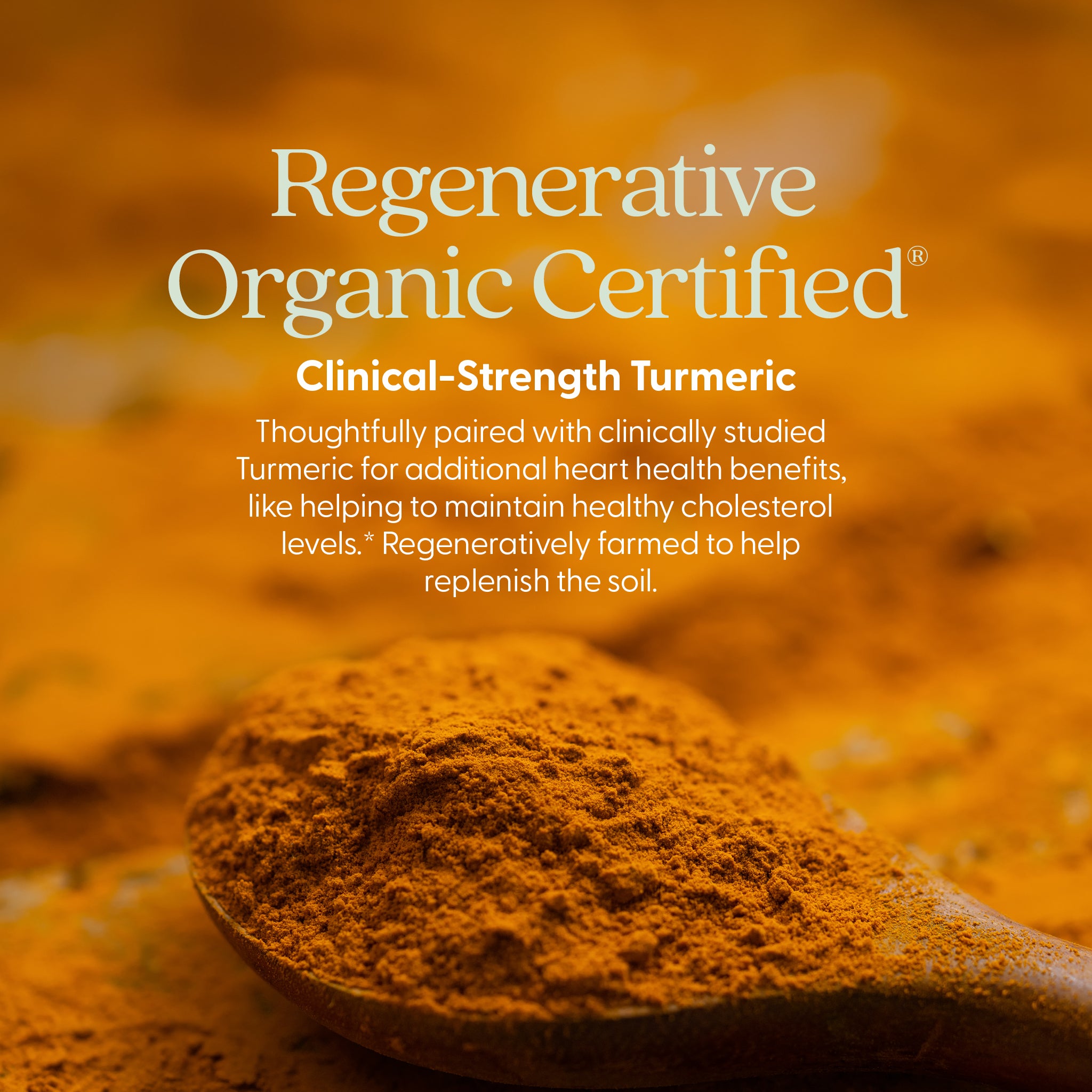 Regenerative Organic Certified, Clinical-Strength Turmeric