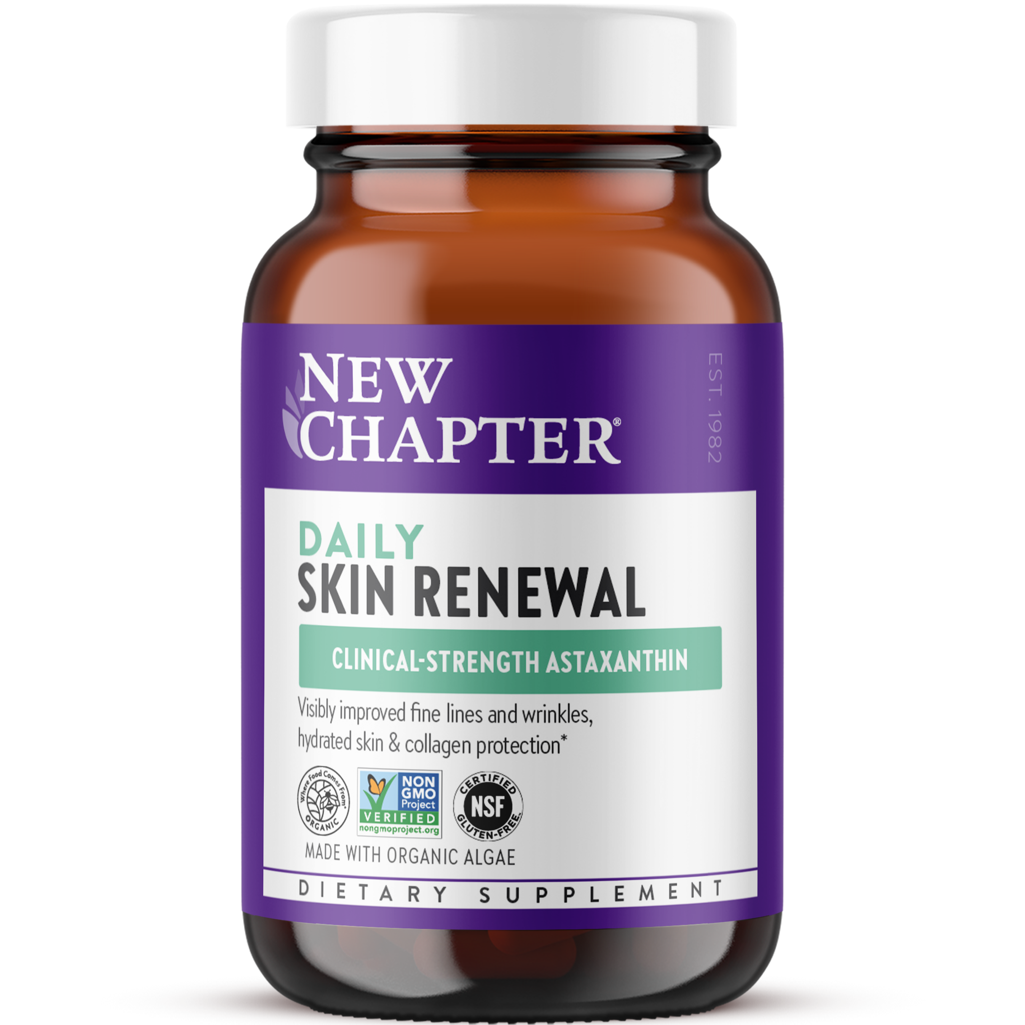Daily Skin Renewal - Visibly improved fine lines and wrinkles, hydrated skin & collagen protection