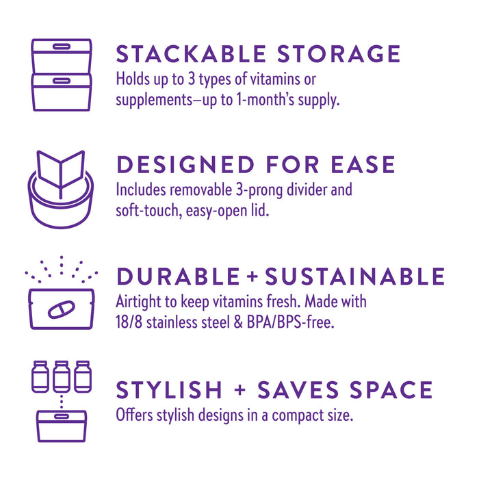 Vitamin Bottle Organizer by S’well | New Chapter