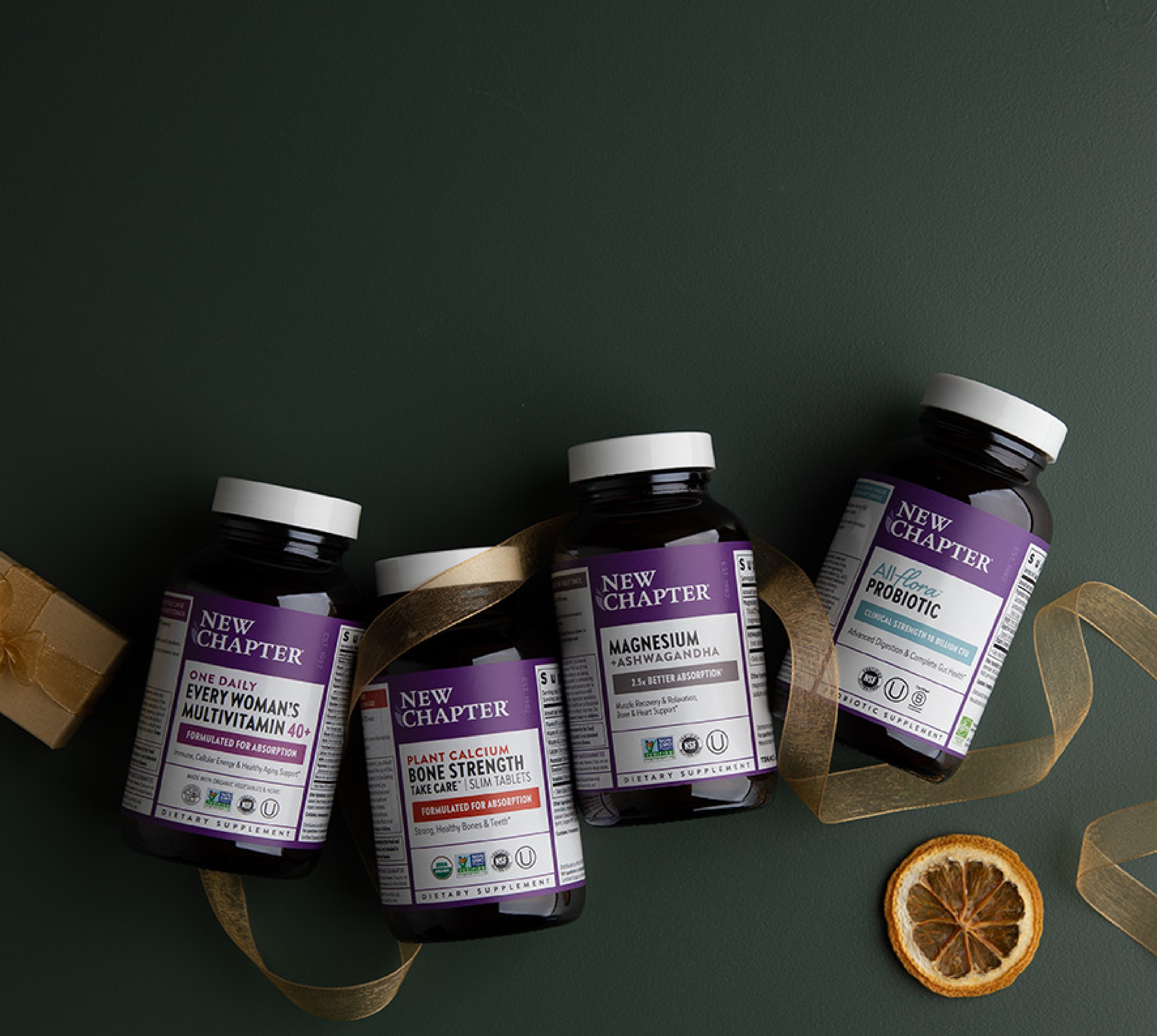 Holiday Shop Every Woman One Daily 40+, Bone Strength, Magnesium + Ashwagandha & All-Flora Probiotic