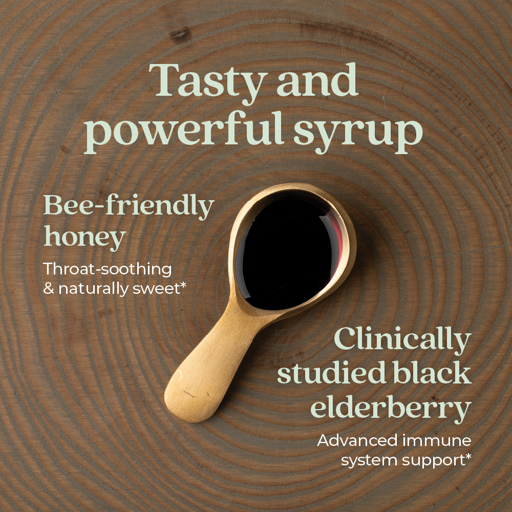 Elderberry Syrup + Honey