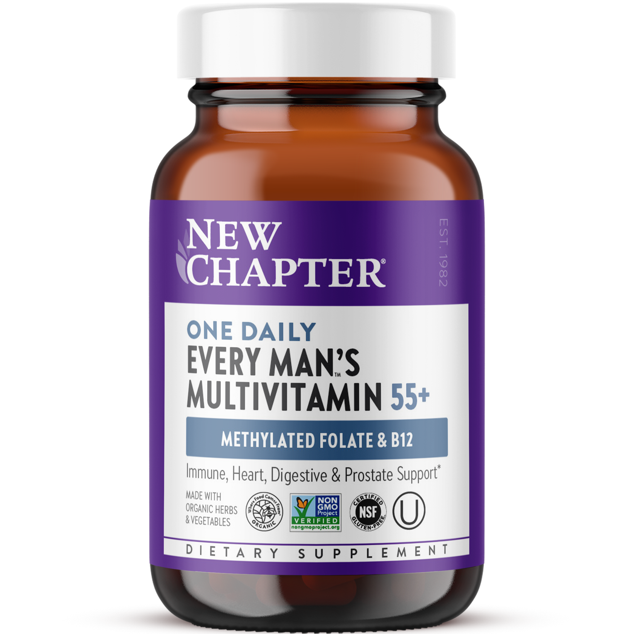 Every Man's One Daily Multivitamin 55+ Bottle