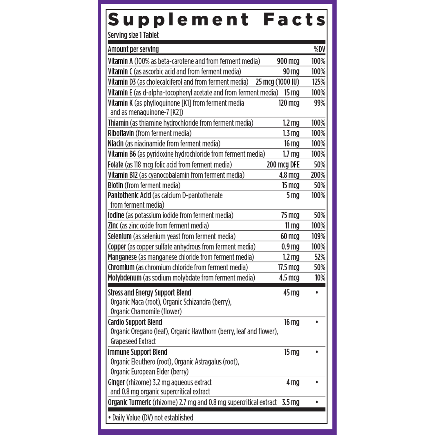 Supplement Facts