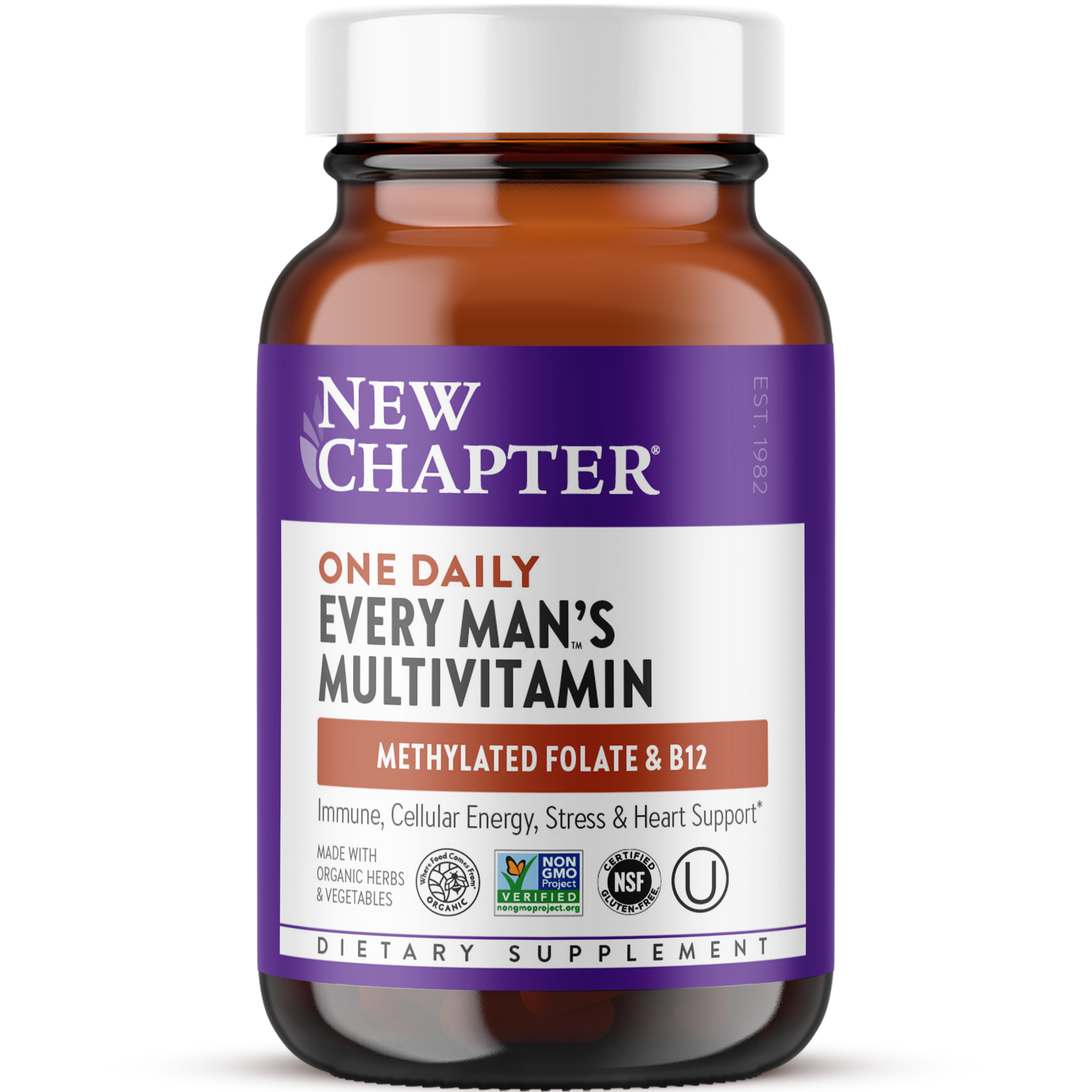 New Chapter Every Man's One Daily Multivitamin Bottle