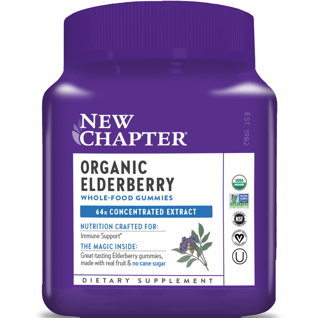 Organic Elderberry Whole-Food Gummies