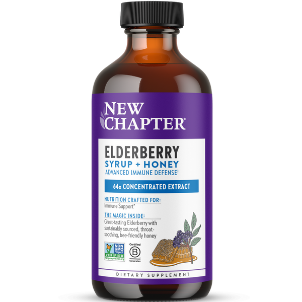 【新品未開封】énoi syrup colors sy041-050 Elderberry Syrup Advanced Immune Defense | New Chapter