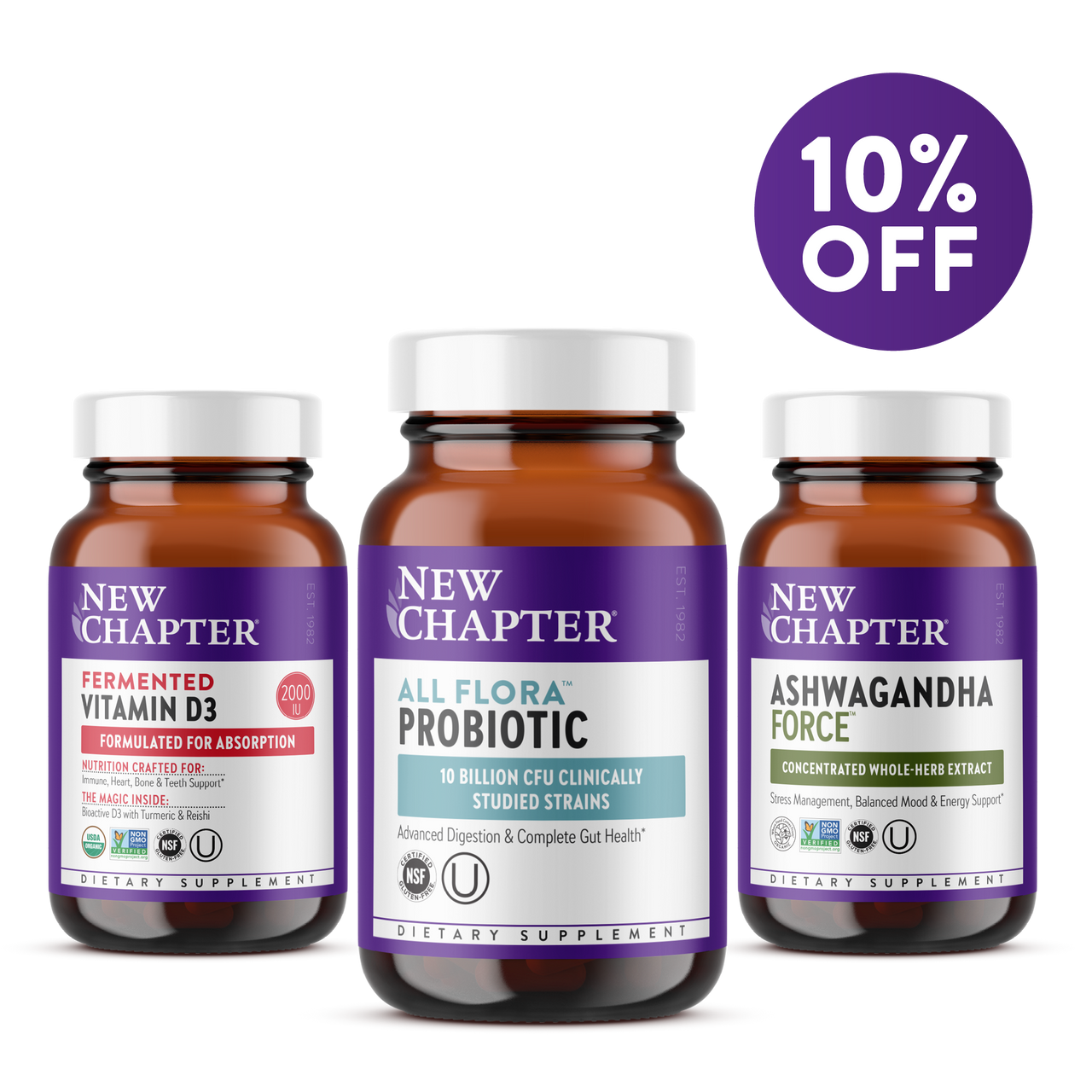 Gut, Immune & Stress Bundle