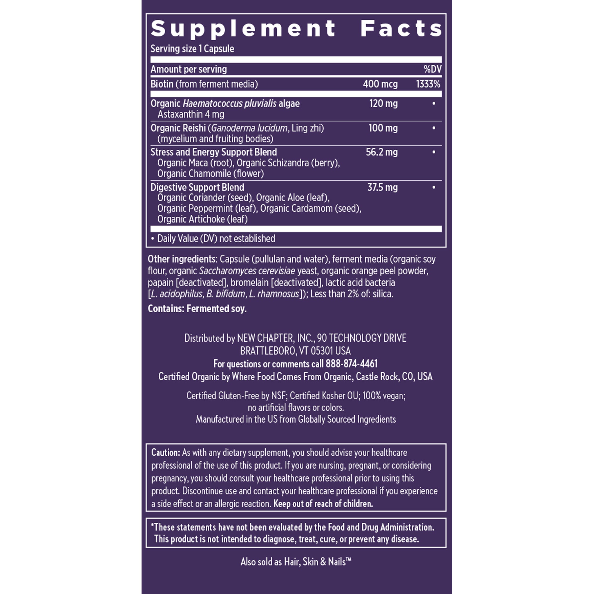Supplement Facts Panel