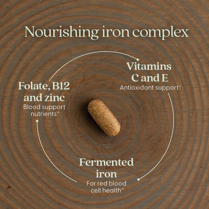 Fermented Iron Complex Supplement | New Chapter