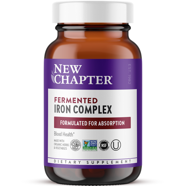 Fermented Iron Complex Supplement | New Chapter