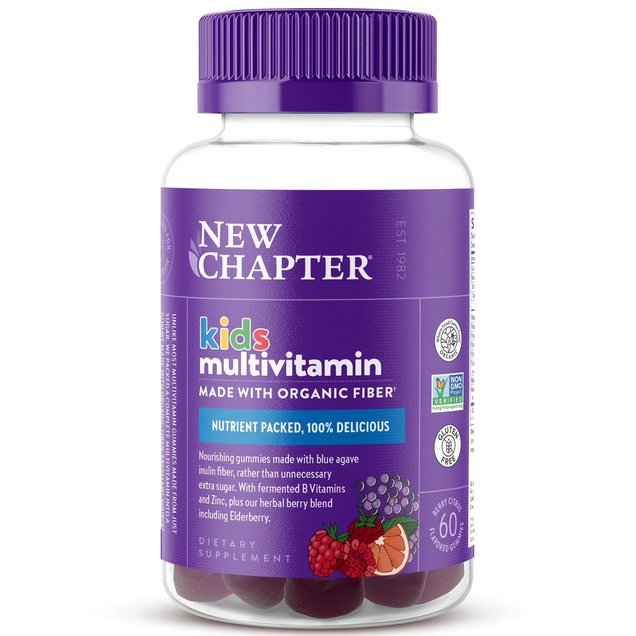 New Chapter Kids Multivitamin - made with Organic Fiber